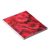 Elegante Blume mit Blumen Rote Rose Rose Garten Notizblock (angewinkelt)