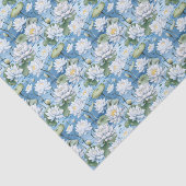 Elegante Blume mit Blütenlotus Seidenpapier (Ausschnitt)