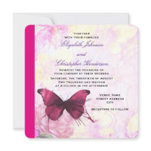 Elegante Blume mit Butterfly-Hochzeit