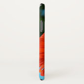 Elegante Blume mit Orangenblumen Case-Mate iPhone Hülle (Hinten/Rechts)