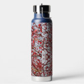 Elegante Blume Muster Blossom Trinkflasche (Links)