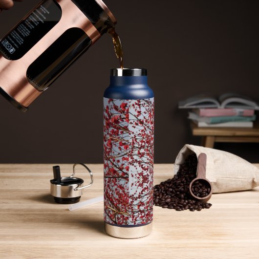 Elegante Blume Muster Blossom Trinkflasche (Kaffee)