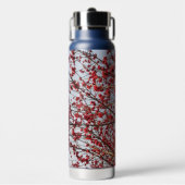 Elegante Blume Muster Blossom Trinkflasche (Vorderseite)