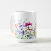 Elegante Blume Muster Geschenk 🌿 Kaffeemaschine T Kaffeetasse (Vorderseite Links)
