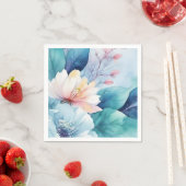 Elegante Blume Paper Napkin Serviette (Beispiel)