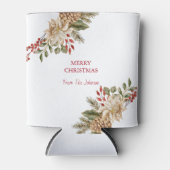 Elegante Blume Pines Dosenkühler (Vorderseite)