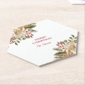 Elegante Blume Pines Untersetzer (angewinkelt)