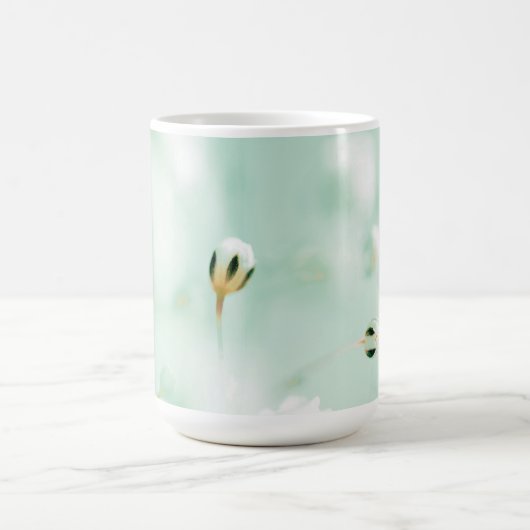Elegante Blume Print Coffee Tasse (Mittel)