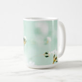 Elegante Blume Print Coffee Tasse (VorderseiteRechts)