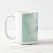 Elegante Blume Print Coffee Tasse (Links)