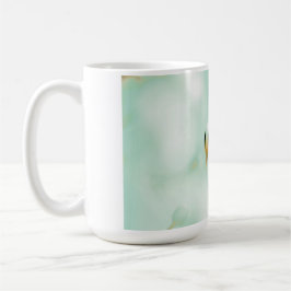 Elegante Blume Print Coffee Tasse