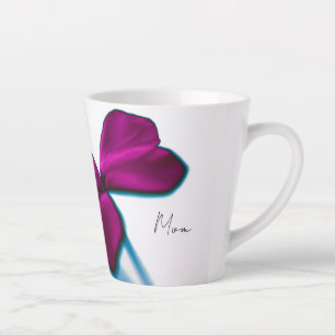 Elegante Blume Print "Mama" Anpassbare Latte-Tasse Milchtasse