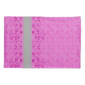 Elegante Blume Rosa Kissenbezug (Rückseite)