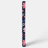 Elegante Blume Samsung Galaxy Hülle (Linke Seite)