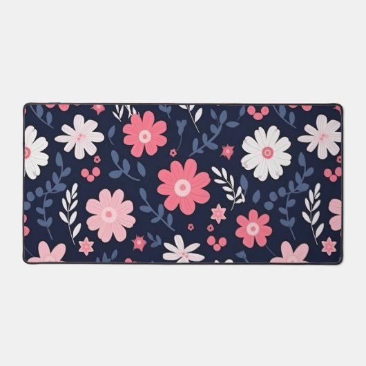 Elegante Blume Schreibtischunterlage (Vorderseite)