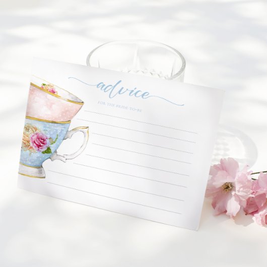 Elegante Blume Tea Bridal Brunch Adventure Card Einladung