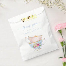 Elegante Blume Tea Bridal Brunch Geschenktütchen
