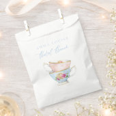 Elegante Blume Tea Bridal Brunch Geschenktütchen (Ausgeschnitten)
