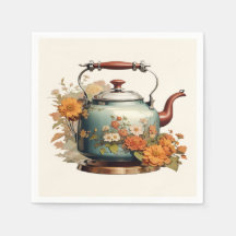 Elegante Blume Tea Pot Kaffee Niedliche Tischeinst