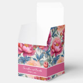 Elegante Blume von Wasserfarben Peony Gefallen Sch Geschenkschachtel (Geöffnet)