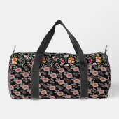 Elegante Blume Wasserfarbe individuell anpassen Duffle Bag (Rückseite)