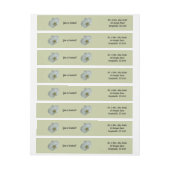 Elegante Blume Weiß Orchid Botanisch (Bogen)