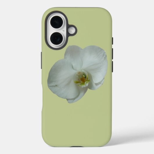 Elegante Blume Weiß Orchid Botanisch Case-Mate iPhone Hülle (Rückseite)