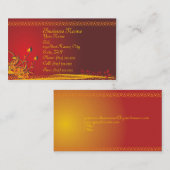 Elegante Blumen-Blumengeschäfts-Karte Visitenkarte (Vorne/Hinten)