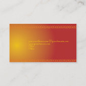 Elegante Blumen-Blumengeschäfts-Karte Visitenkarte (Rückseite)