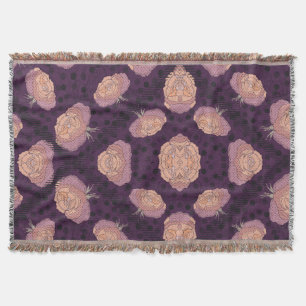 Elegante Blumen-Decke – Cozy Botanical Wurfdecke Decke