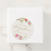 elegante Blumen Frühling Hochzeitsbaby Dusche Geschenkanhänger (Beispiel)