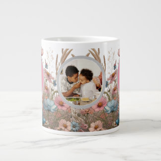 Elegante Blumen-Garten-Wildblumen-Tasse für Mama  Jumbo-Tasse