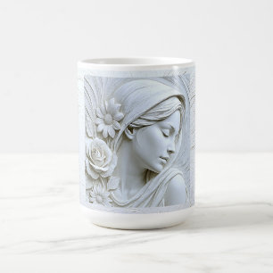 Elegante Blumen-Göttin Kaffeetasse