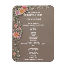 Elegante Blumen Hochzeit Einladung individuell anp