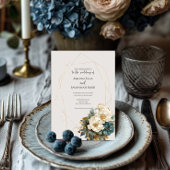 Elegante Blumen Hochzeit Einladung moderne Drehbuc