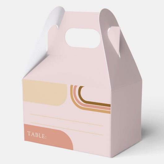 Elegante Blumen-Hochzeitsgunst-Box Geschenkschachtel (Vorderseite)