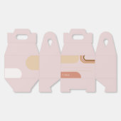 Elegante Blumen-Hochzeitsgunstbox Geschenkschachtel (Ungeklappt)