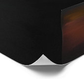 Elegante Blumen im Öl Poster (Ecke)