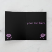 elegante BLUMEN - Karte (Innenseite)