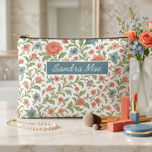 Elegante Blumen-Kunst-Muster-Kosmetiktasche im Chi Zubehörtasche