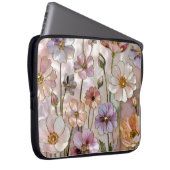Elegante Blumen-Laptop-Hülle Botanisches Case (Vorne Rechts)