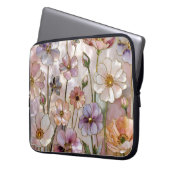 Elegante Blumen-Laptop-Hülle Botanisches Case (Vorderseite Links)