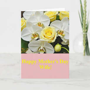 Elegante Blumen Muttertagskarte Karte