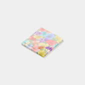 Elegante Blumen Post-it Klebezettel (angewinkelt)