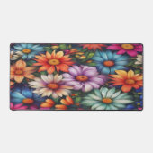 Elegante Blumen - Schreibtisch Mat Schreibtischunterlage (Vorderseite)