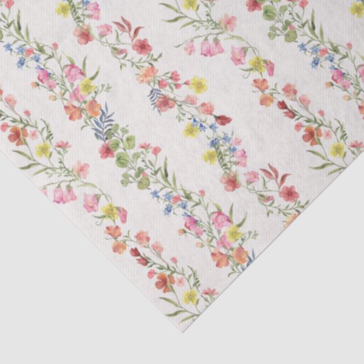 Elegante Blumen Seidenpapier (Ausschnitt)