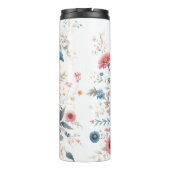 Elegante Blumen Thermosbecher (Rückseite)