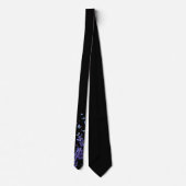 Elegante Blumen und Schmetterlinge Krawatte (Rückseite)