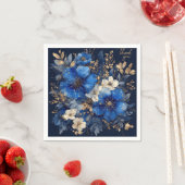 Elegante Blumenarchitektur Serviette (Beispiel)