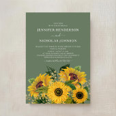 Elegante Blumenblumen Virtual Wedding Einladung